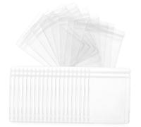 Anneome 60pcs Jewelry Storage Bags Clear Self Seal Pouch for Earrings Rings Items Durable Jewelry Organizing Bags for Dustproof Storage