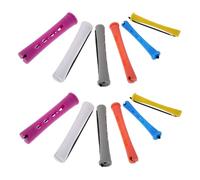 Anneome 60pcs Professional Curling Iron Set Perm Rods for Long Hair Plastic Cold Wave Rods Curling Wand for Volume Curlers Hair Perm Clip Roller for DIY Hairdressing Styling