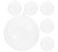 Anneome 6pcs Acrylic Hanging Air Plant Pots Transparent Globe Plant Holders Multi-functional Decorative Terrarium Orbs with Side Opening for Home Party Wedding Office Tabletop
