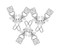 Anneome 6Pcs Beehive Box Buckle Connectors for Bottom and Top Hive Fastening Reliable Pull Latch Beekeeping Tool for Professional and Hobbyist Beekeepers