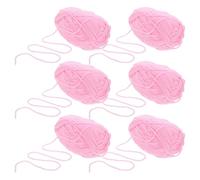 Anneome 6pcs Cotton Yarn Skeins for Crochet and Knitting Super Soft Skeins for Amigurumi Blankets Scarves Crafts Sweaters Hats Easy Care Crochet Yarn Kit for Beginners and Experts
