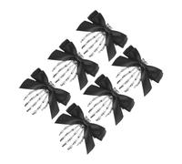 Anneome 6pcs Halloween Skeleton Hand Hair Clips Gothic Bow Bone Hair Slides Devil Claw Accessories for Women Party Cosplay Punk Barrettes Decoration