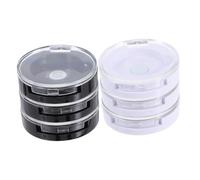Anneome 6pcs Magnetic Empty Eyeshadow Case Single Color Compact Blush and Powder Storage Container Portable Makeup Palette for Custom Cosmetic Blending and Travel
