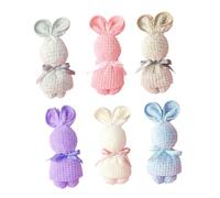 Anneome 6pcs Multi-Function Rabbit Towel Adorable Wash Towel Easter Household for Wedding Accessory and Born Girl Newborn Essentials