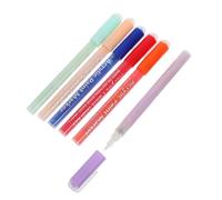 Anneome 6pcs Nail Art Drawing Pens Durable Manicure Tools for Precise Lines Patterns for All Skill Levels Portable Art Supplies for Nail Enthusiasts for Hand Painted Designs