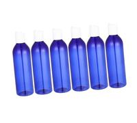 Anneome 6pcs Press Lid Travel Cosmetic Containers Portable Refillable Empty Bottles for Shampoo Lotion Leak Toiletry Bottles for Outdoor Use