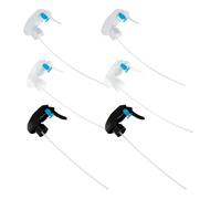 Anneome 6pcs Spray Bottle Replacement Nozzle Trigger Sprayer Head Mist and Stream Functions for Plant Watering and Car Cleaning, Sturdy Plastic Material
