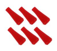 Anneome 6Pcs Supple Rubber Arrowheads Archery Replacement Tips Soft Blunt Arrow Points Compatible with Standard Bow Arrows for Target Practice and Outdoor Use