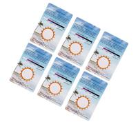 Anneome 6Pcs Uv Testing Cards for Reptile Terrariums Uv Discoloration Detection for Home Office Medical Use for Pets and Humans Safety