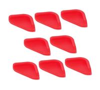Anneome 8 Pcs Red Silicone Cutting Board Corner Protectors Corner Covers for Defrosting Boards Kitchen Edge Guards for Home Restaurant Hotel Use