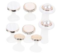 Anneome 8 pcs Silicone Toe Separators Small for Pedicure Nail Polish Protection Soft Flexible Gel Spacers for Overlapping Toes Comfortable Manicure Tool for Home and Salon Use