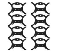 Anneome 8Pcs Black Rope Cord Holder with Handle, Large and Medium Christmas Lights String Winder for Home and Office Cable Storage Organizer