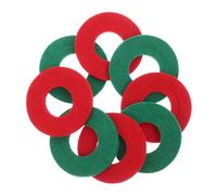 Anneome 8pcs Car Battery Terminal Protector Washers Anti-corrosion Post Shims in Red and Green for Battery Extension and Easy Installation