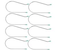 Anneome 8pcs Electric Heating Hair Curler Clips U Shaped Hot Roller Replacement with Stainless Steel Durable Pins for Quick Styling at Home