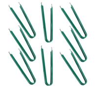 Anneome 8pcs IC Chip Puller Extractor Tool Set Insulated U-Shaped Clips, Multi-Functional IC Chip Removal Pliers for Car Circuit Boards and Relay Components, Green