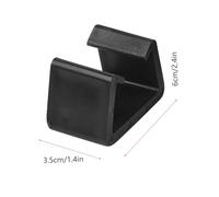 Anneome 8pcs Outdoor Garden Sofa Clips Rattan Furniture Clamps Tight-Fitting Patio Sectional Connector Heat Resistant Wicker Furniture Fixing Clips for Rattan Chairs