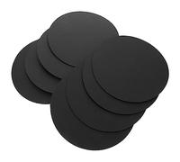 Anneome 8pcs Round Black Kraft Paper Cardboard for Mandala Painting, 15cm Diameter Sheets, Suitable for Direct Painting and Decorative Art Projects