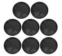 Anneome 8pcs Round Stepping Stone Mold - Plastic Uniform Stone Appearance Mold for Neighborhood Green Spaces Patio Walkways 11.8 Inch Dia