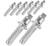 Anneome 8pcs Walking Stick Tips Replacement Tungsten Steel Pole Tips for Ski Poles with Strong Grip and Prolonged Service Life Suitable for Cement and Artificial Brick Surfaces