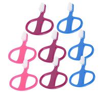 Anneome 9pcs Soft Manual Boy Girl Toothbrush Ergonomic Travel Brushes for Gentle Oral Care for Boy Girl and Toddlers Promotes Independent Brushing Habits