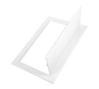 Anneome Abs Wall Access Door 200x300mm White Plumbing Inspection Panel Cover Plastic Drywall Ceiling Access Panel Hinge for Bathroom and Wall Maintenance