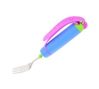 Anneome Adaptive Elderly Fork for Disabled Adults with Weak Grip Spillproof Eating Utensil for Neurological Dysfunction and Hand Injury Patients Easy to Clean Tableware Aid