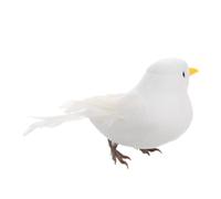 Anneome Adorable Car Antenna Topper Cute White Dove Figurine Weather-resistant Exterior Decoration Easy Installation Vehicle Roof Accessory for Cars