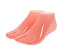 Anneome Adult Women Shoe Stretcher Plastic Feet Model for Shoe Support Display Mannequin Foot for Socks Booties