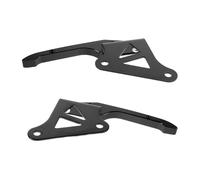 Anneome Aluminum Motorcycle Rear Grab Bars with Aerodynamic Tail Wing Design Comfortable Passenger Rail Handle for Easy Installation Rear Seat Armrest for Motorbike