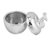 Anneome Apple-shaped Ceramic Honey Jar with Lid Sealing Honey Storage Pot for Jewish Year and Passover Decorative Farmhouse Kitchen Sugar Bowl and Jam Jar for Festive Dining