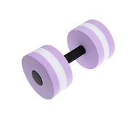 Anneome Aquatic Dumbbell Set 2pcs EVA Foam Water Barbells for Pool Fitness Compact Lightweight Water Weights for Aerobics Swimming Resistance Training Upper and Lower Body Purple