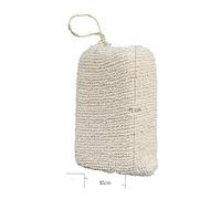 Anneome Bathing Brush Hemp Sponge Body Exfoliating Shower Scrubber for Deep Cleansing and Back Massage Soft Natural Bath Sponge for Smooth Skin Removal