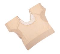 Anneome Beige Underarm Sweat Pads Vest Washable Thin Sweat Absorbent Shield for Women Armpit Guard Vest Comfortable Protection for Daily Use