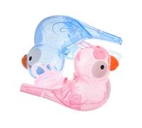 Anneome Bird Call Water Whistle 2pcs Kids Educational Musical Toy Plastic Bird Shaped Whistle for Rhythm Skills Outdoor Fun