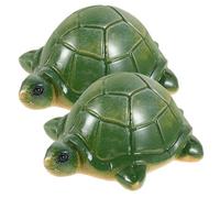 Anneome Bolt with Playful with Features Covers Installation and Anti-Slip Easy 2pcs Toilet Decorative Resin Turtle Charm and Unique Decorative Style