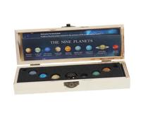 Anneome Boys and Girls Solar System Interactive Learning Stone Planet Decor Nine Decor Educational Demo