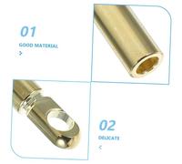 Anneome Brass Car Audio Power Cable Terminal Connector Wire Gold-plated O Shape Ring Crimp Terminal for Vehicle Amplifier and Speaker Wiring Easy Install with Wear-resistant Protection