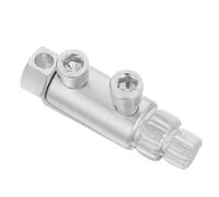Anneome Broken Thread Extractor Tool for Valve Screws and Water Pipes, Carbon Steel Precision Removal Tool for Household Repairs and Professional Plumbing, Silver Finish