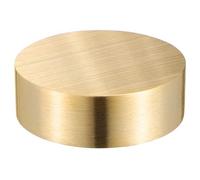 Anneome Calligraphy Paperweight 4X4X2.4 Inch Vintage Brass Round Desk Accessory for Writing Painting Office Decoration Lightweight and Portable Paper Weight for Stationery