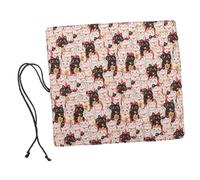 Anneome Capacity Brush Bag Multi Functional Canvas Pencil Roll for Artists Durable Brush Storage Pouch for Drawing and Calligraphy Supplies