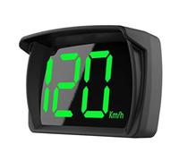 Anneome Car Hud Speedometer Digital Head Up Display GPS System with Overspeed Alarm Universal Odometer Gauge for Cars Trucks and Motorcycles Black