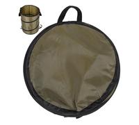 Anneome Car Trash Bin Portable Outdoor Garbage Can for Camping and Lawn Use Cloth Wastebasket with Space-saving Design Multipurpose Storage for Car Accessories and Trash Disposal