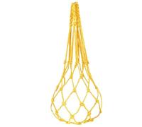 Anneome Chicken Vegetable String Bag Feeder, Yellow Nylon Net Fruit Holder for Hanging Cabbage and Veggies, Poultry Feeding Basket Suitable for Hens and Roosters in Farm and Garden Use