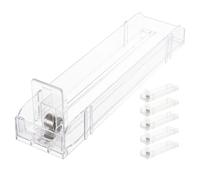Anneome Cigarette Structure Display to Rack Stand 6pcs Automatic Pusher Row Plastic Design Holds 10 in Single Compact Organization Packs for Retail Store