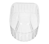 Anneome Clear Nail Soaking Bowl for Manicure Spa Home Use Transparent Acrylic Gel Polish Remover Soak Off Hand Tub Softens Cuticles and Dead Skin Fits One Hand for Nail Art and Treatment