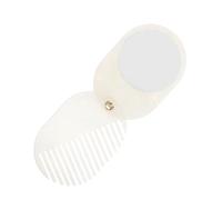 Anneome Compact Travel Hair Brush with High Definition Mirror for Grooming the Go Dual Purpose Styling Tool for Home Office and Daily Use