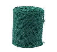 Anneome Dark Green Jute Burlap Ribbon Roll Wide for Christmas Decoration Natural Rustic Texture for Crafts Wreaths Wedding Wraps Eco Friendly Burlap Hessian Ribbon