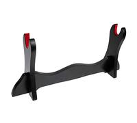 Anneome Desktop Wooden Flute Holder One-tier Xiao Display Rack Wind Instrument Storage Stand for Household Use and Horizontal Flute Display