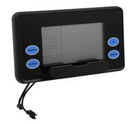 Anneome Digital Rowing Machine Monitor with Speedometer for Home Fitness Equipment Compact Black Exercise Counter Device Tracks Distance and Speed Indoor Workout Accessory