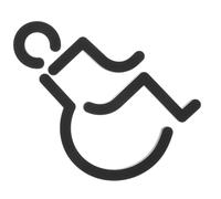 Anneome Disabled Wheelchair Symbol Sign for Restroom Iron Material Accessible Toilet Door Sign for Public Bathroom and Elevator Easy to Install Disabled Access Decal
